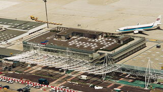 Flughafenterminal des Airport Salzburg